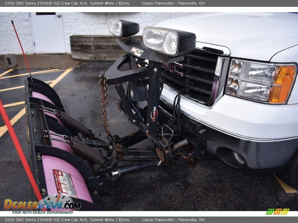 2009 GMC Sierra 2500HD SLE Crew Cab 4x4 Summit White / Ebony Photo #5