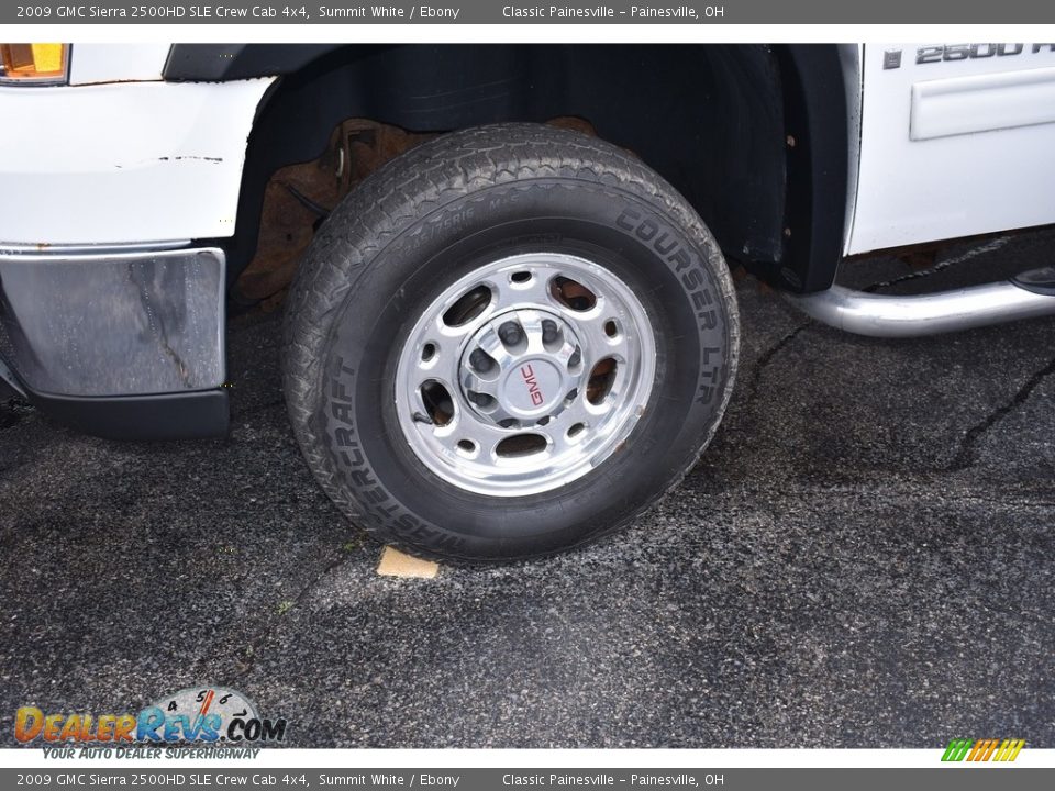 2009 GMC Sierra 2500HD SLE Crew Cab 4x4 Summit White / Ebony Photo #7