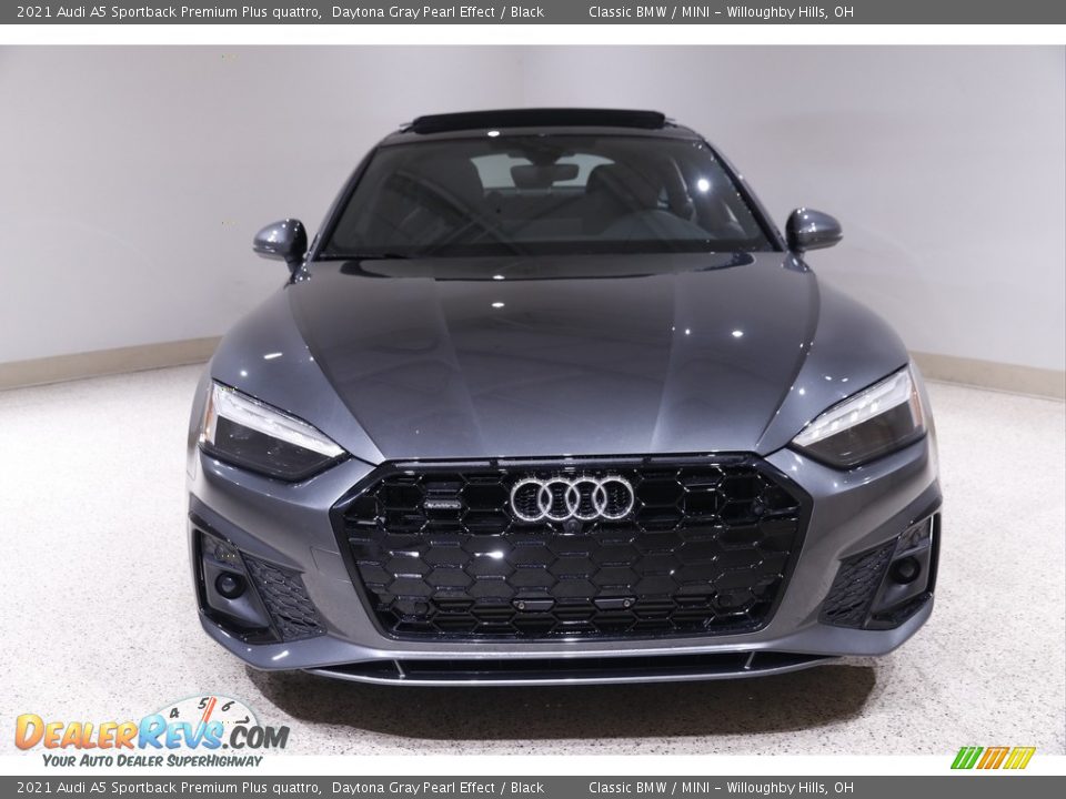 2021 Audi A5 Sportback Premium Plus quattro Daytona Gray Pearl Effect / Black Photo #2