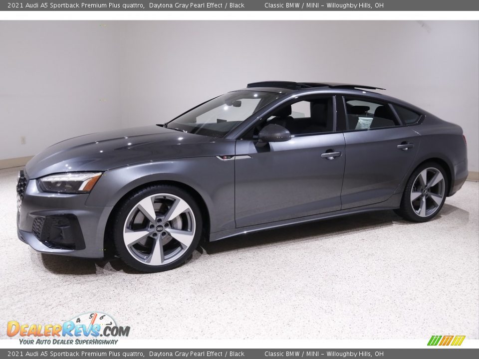 Daytona Gray Pearl Effect 2021 Audi A5 Sportback Premium Plus quattro Photo #3