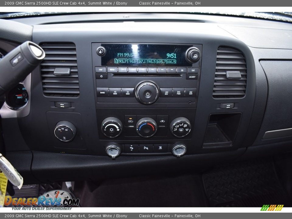 2009 GMC Sierra 2500HD SLE Crew Cab 4x4 Summit White / Ebony Photo #15