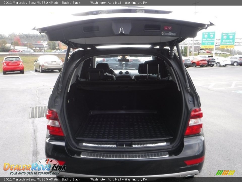 2011 Mercedes-Benz ML 350 4Matic Black / Black Photo #30