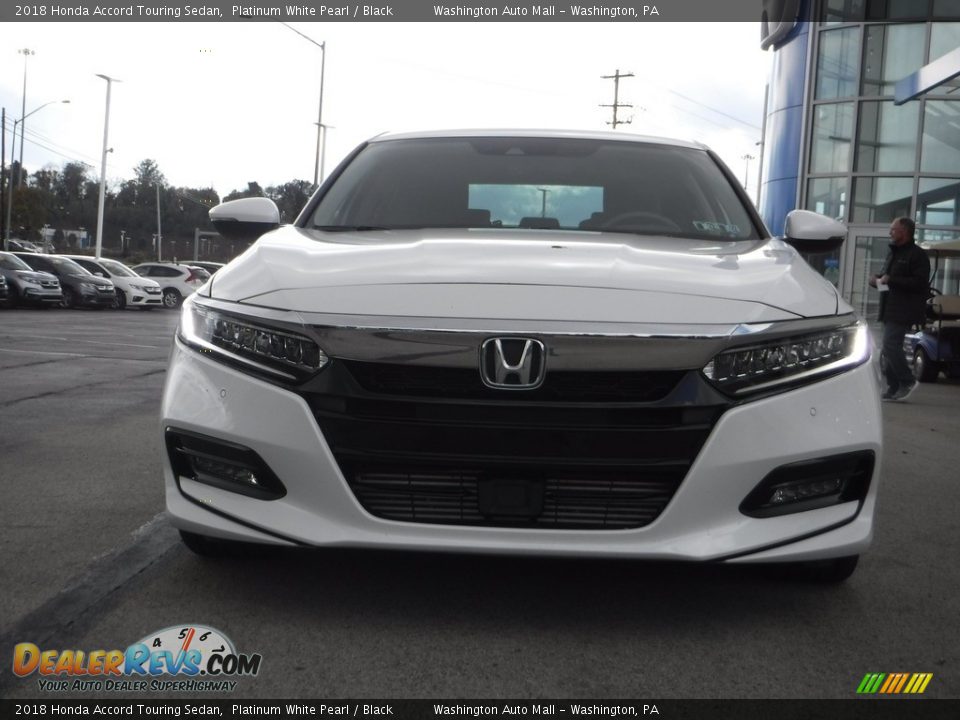 2018 Honda Accord Touring Sedan Platinum White Pearl / Black Photo #4