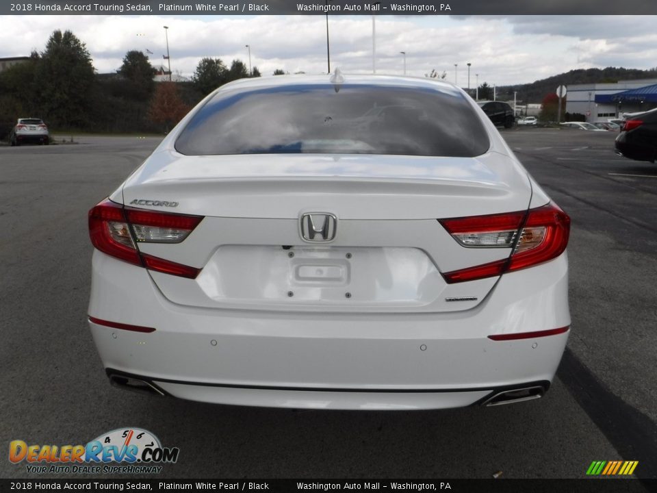 2018 Honda Accord Touring Sedan Platinum White Pearl / Black Photo #7