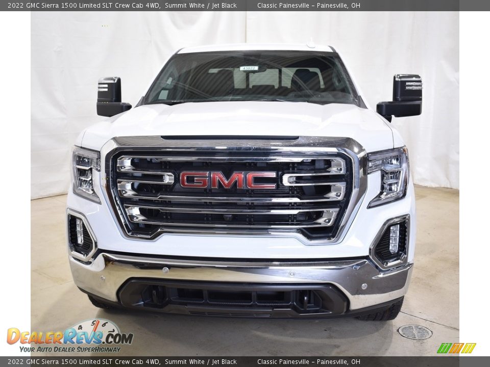 2022 GMC Sierra 1500 Limited SLT Crew Cab 4WD Summit White / Jet Black Photo #4