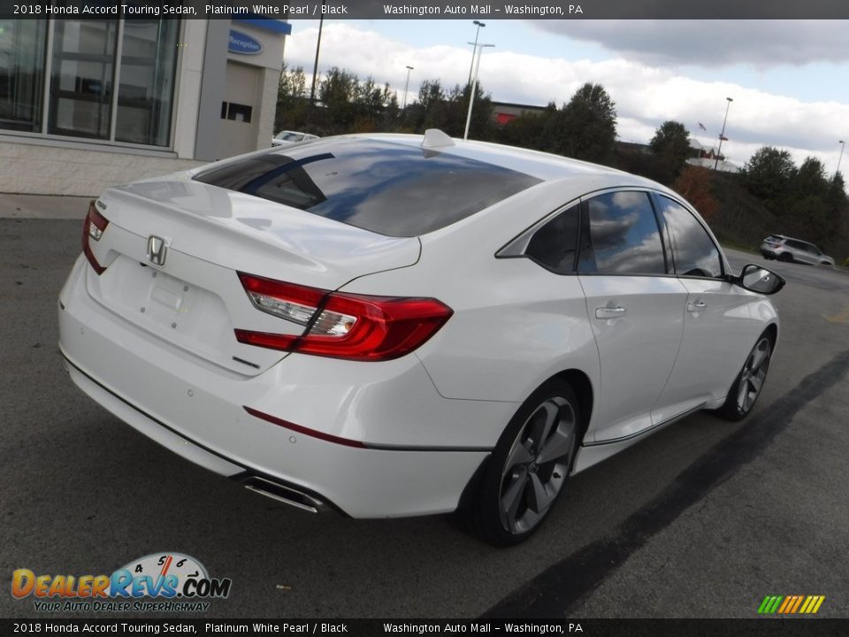 2018 Honda Accord Touring Sedan Platinum White Pearl / Black Photo #8