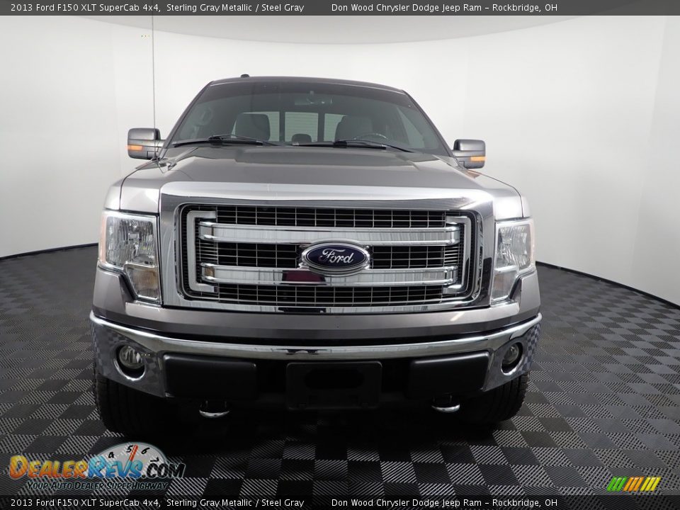 2013 Ford F150 XLT SuperCab 4x4 Sterling Gray Metallic / Steel Gray Photo #4
