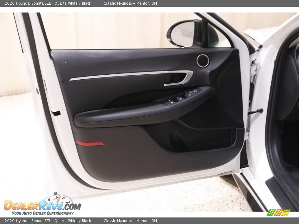 2020 Hyundai Sonata SEL Quartz White / Black Photo #4