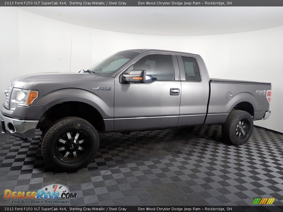2013 Ford F150 XLT SuperCab 4x4 Sterling Gray Metallic / Steel Gray Photo #6