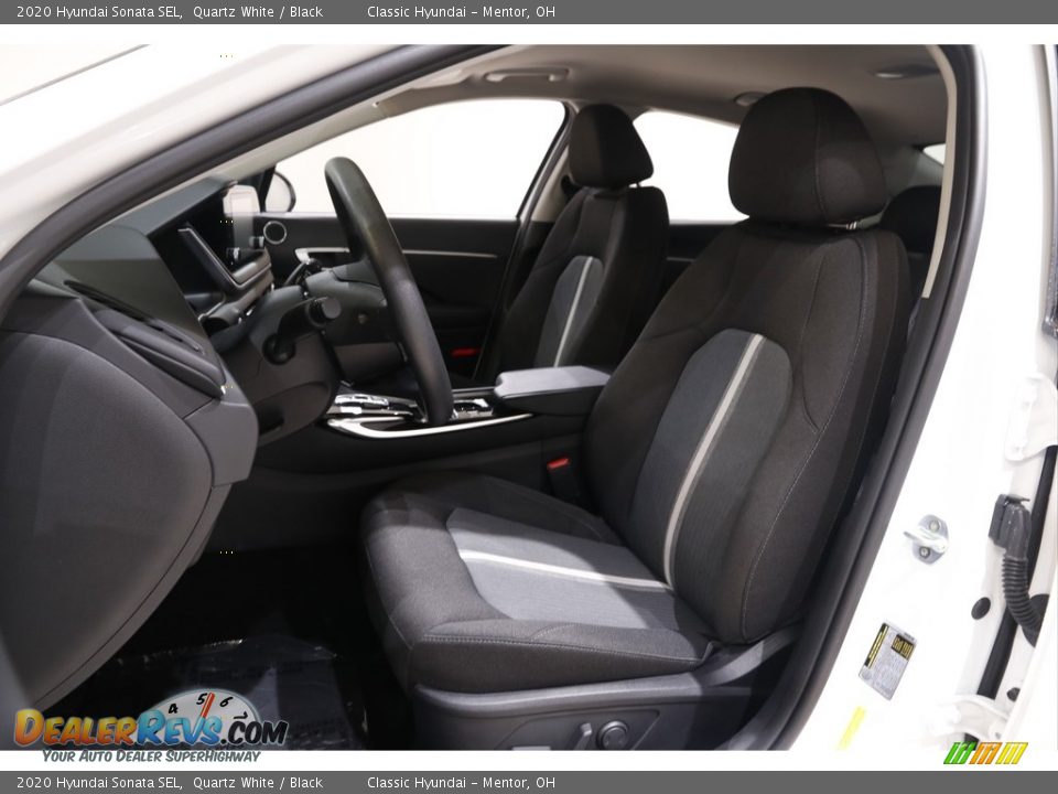 2020 Hyundai Sonata SEL Quartz White / Black Photo #5
