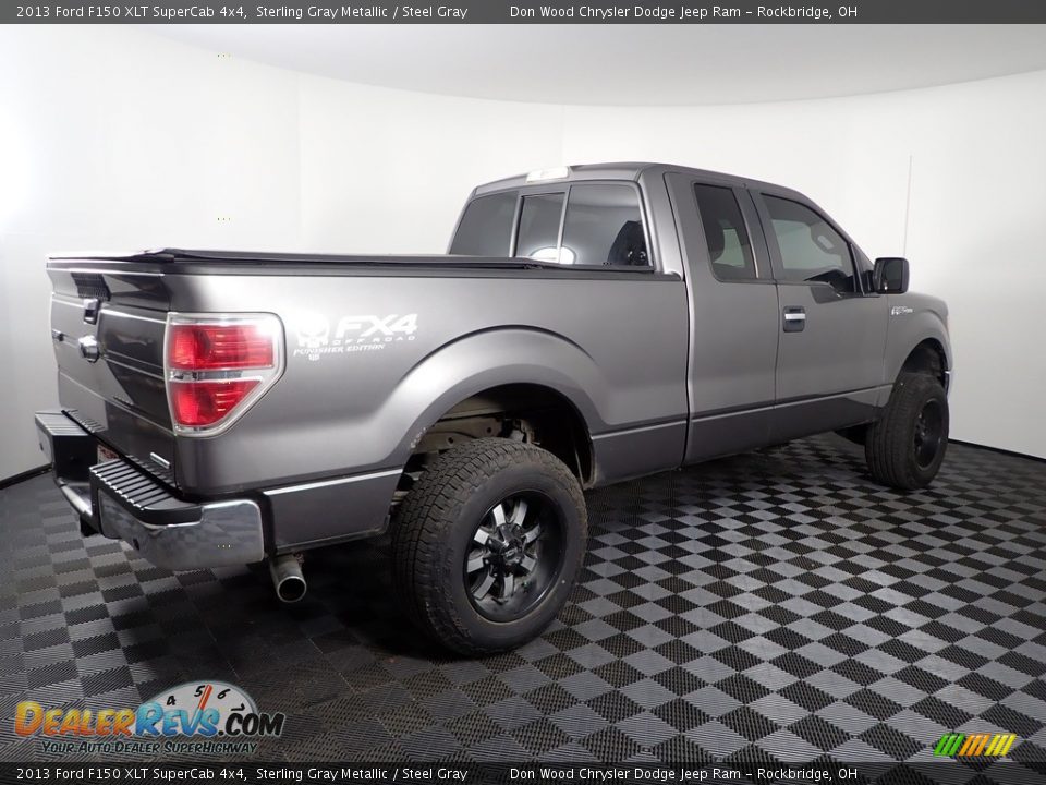 2013 Ford F150 XLT SuperCab 4x4 Sterling Gray Metallic / Steel Gray Photo #7