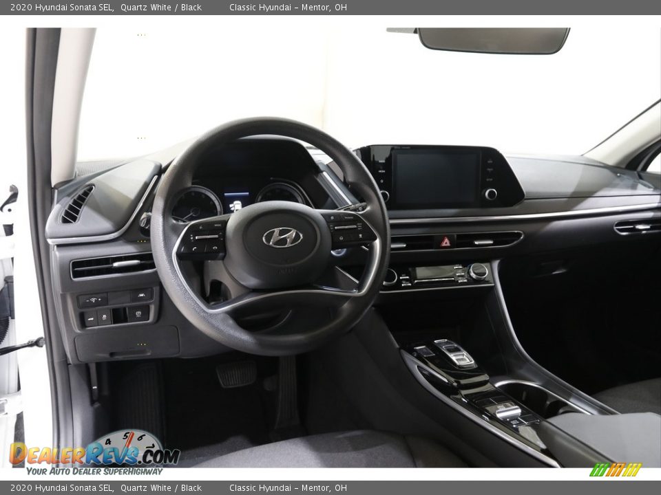 2020 Hyundai Sonata SEL Quartz White / Black Photo #6