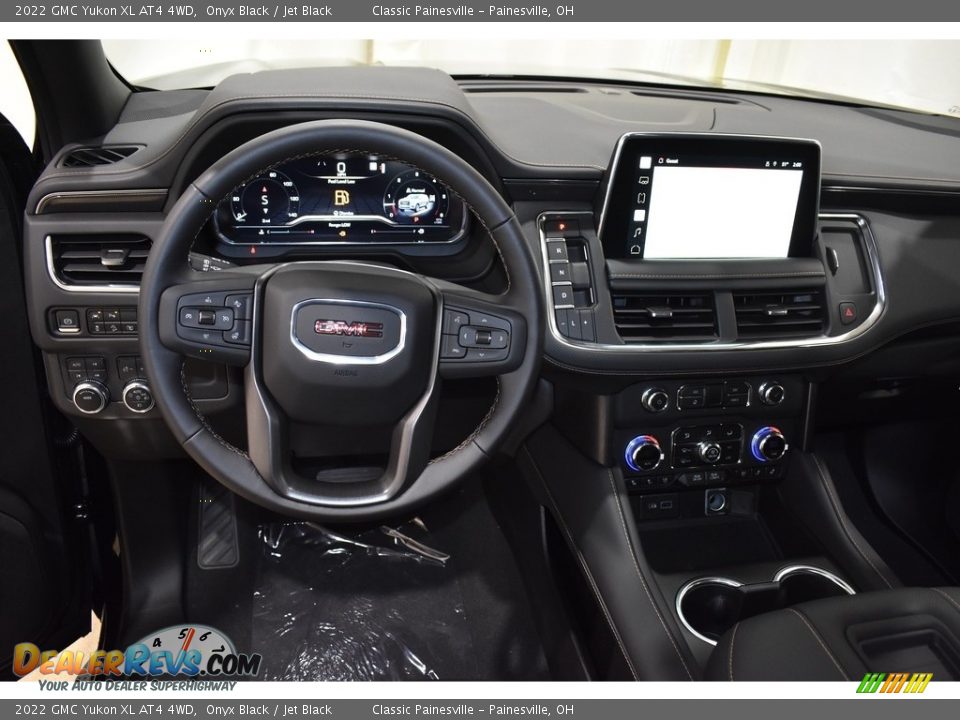 Dashboard of 2022 GMC Yukon XL AT4 4WD Photo #13