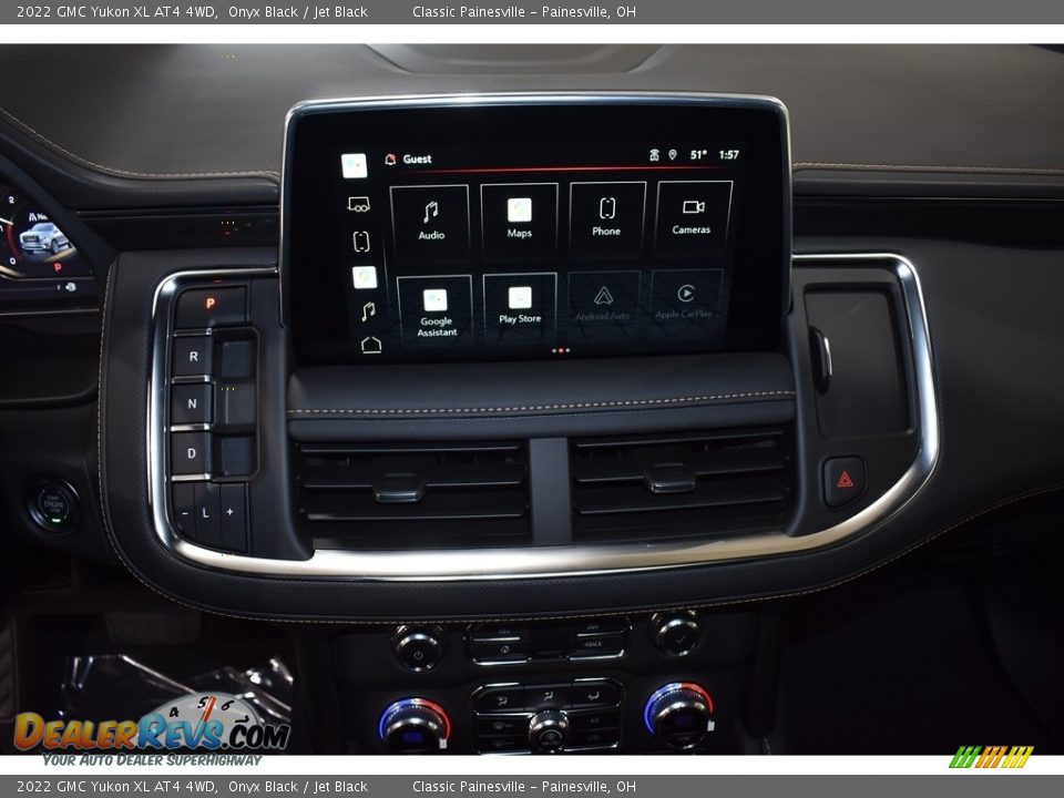 Dashboard of 2022 GMC Yukon XL AT4 4WD Photo #14