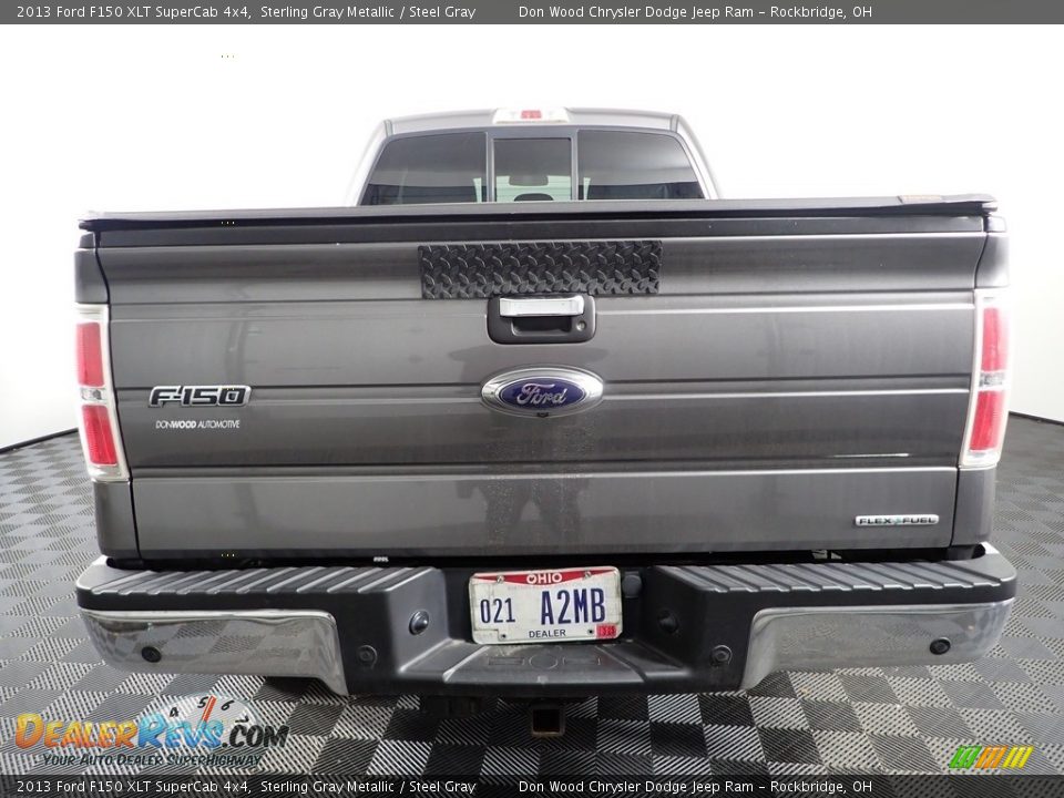 2013 Ford F150 XLT SuperCab 4x4 Sterling Gray Metallic / Steel Gray Photo #9