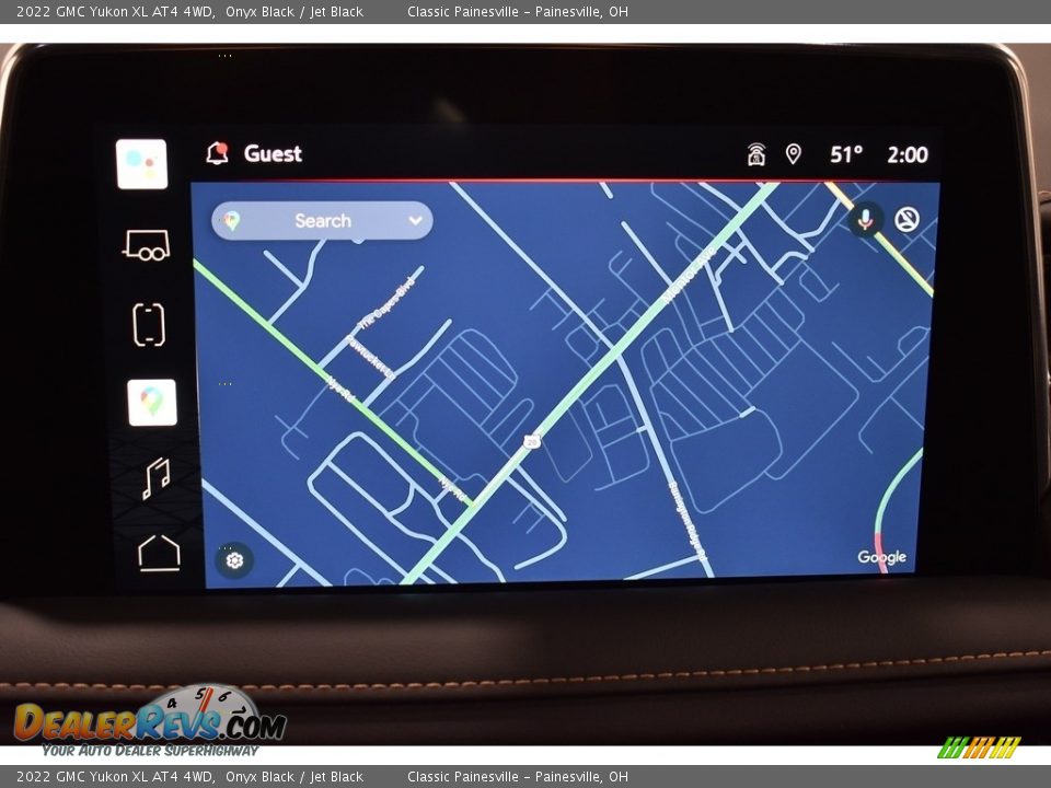 Navigation of 2022 GMC Yukon XL AT4 4WD Photo #15