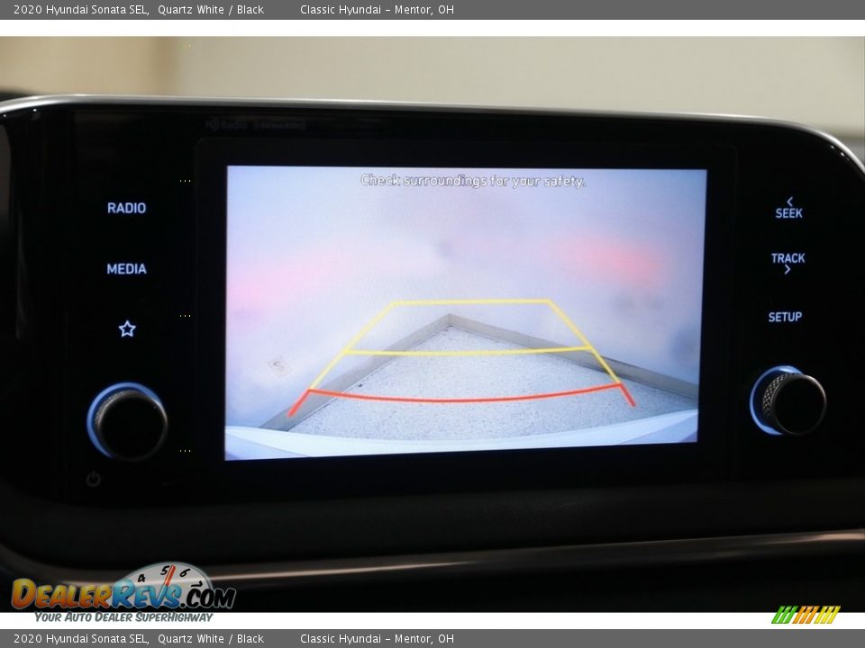 2020 Hyundai Sonata SEL Quartz White / Black Photo #11