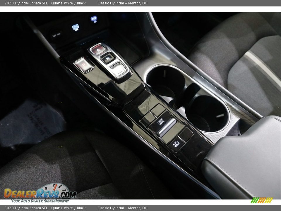 2020 Hyundai Sonata SEL Quartz White / Black Photo #13