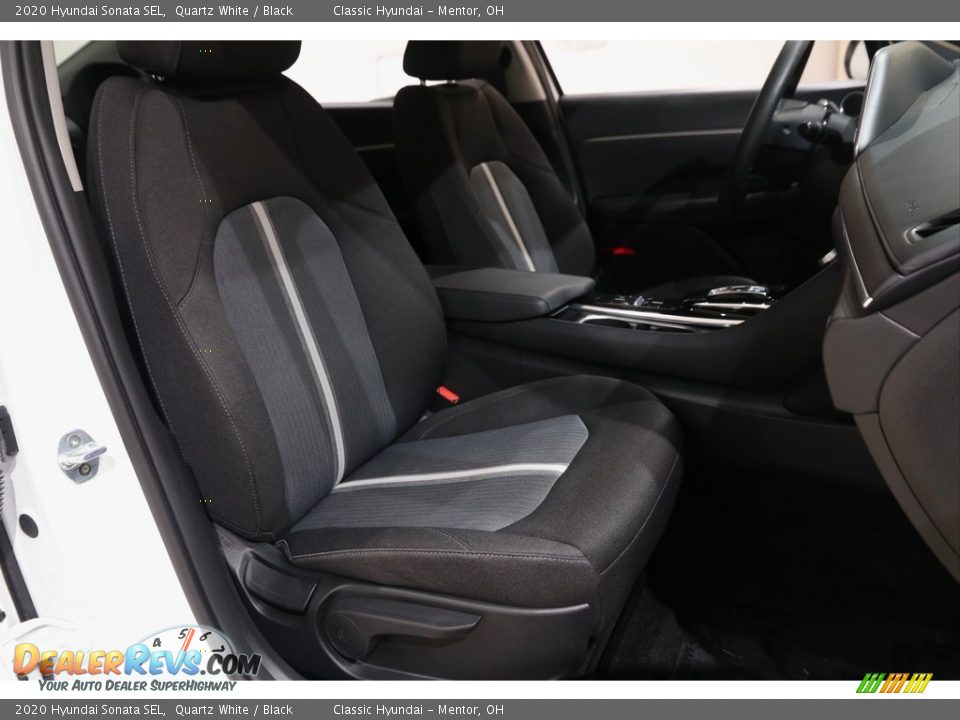 2020 Hyundai Sonata SEL Quartz White / Black Photo #14