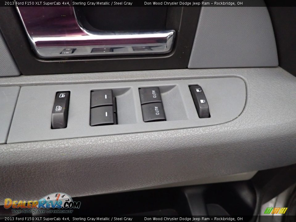 2013 Ford F150 XLT SuperCab 4x4 Sterling Gray Metallic / Steel Gray Photo #15