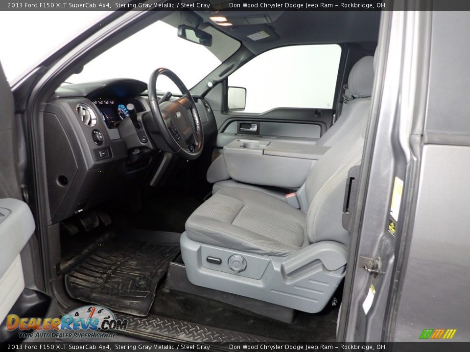 2013 Ford F150 XLT SuperCab 4x4 Sterling Gray Metallic / Steel Gray Photo #16