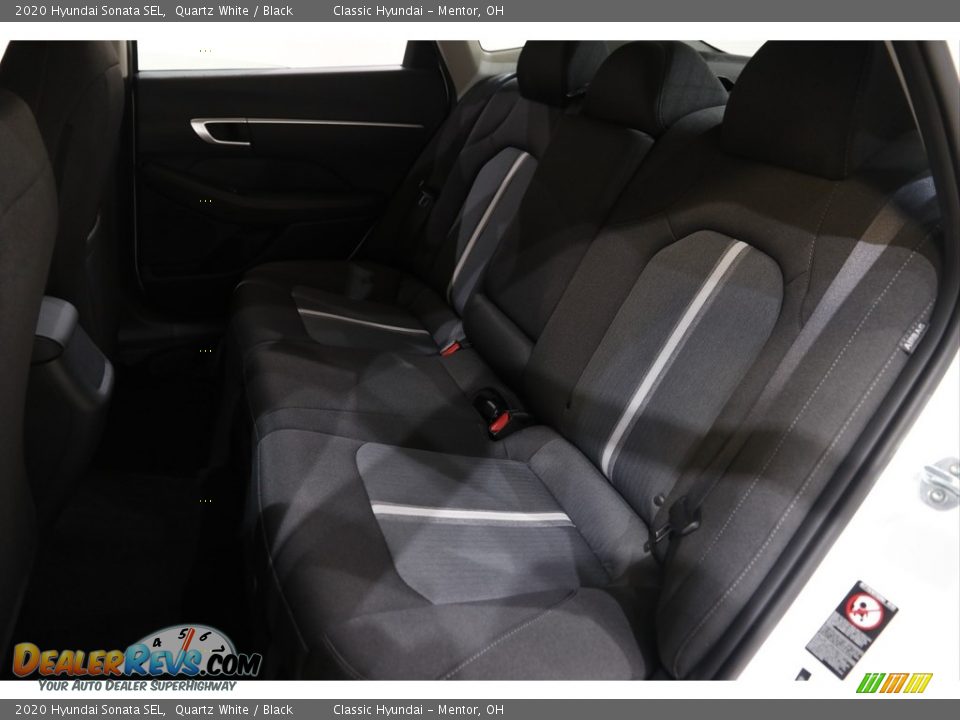 2020 Hyundai Sonata SEL Quartz White / Black Photo #16