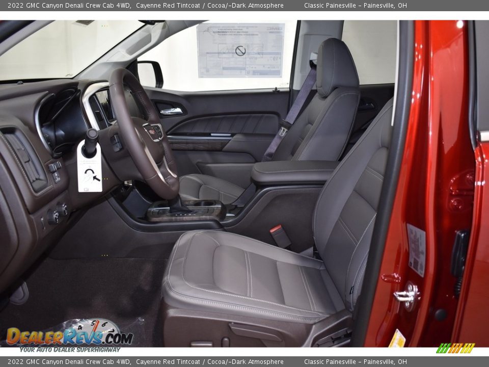 Cocoa/­Dark Atmosphere Interior - 2022 GMC Canyon Denali Crew Cab 4WD Photo #6