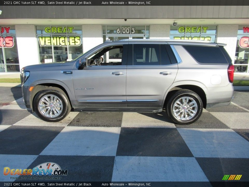 2021 GMC Yukon SLT 4WD Satin Steel Metallic / Jet Black Photo #1