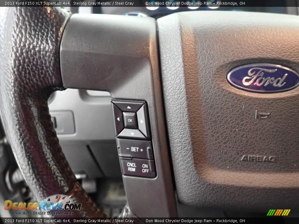 2013 Ford F150 XLT SuperCab 4x4 Sterling Gray Metallic / Steel Gray Photo #18