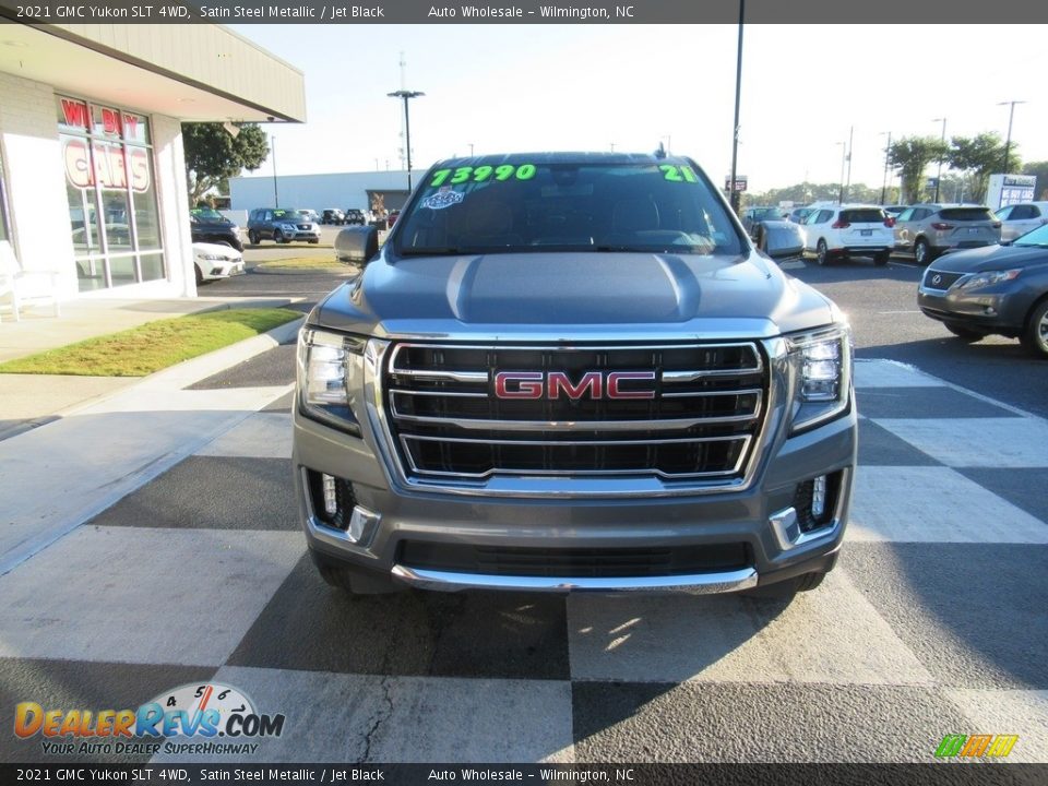 2021 GMC Yukon SLT 4WD Satin Steel Metallic / Jet Black Photo #2