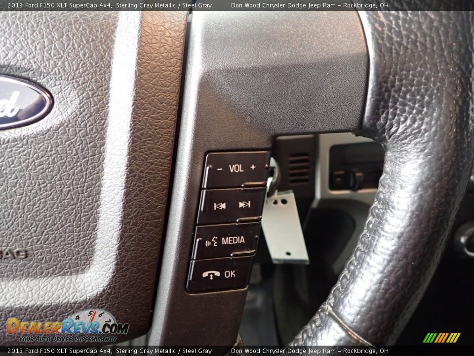 2013 Ford F150 XLT SuperCab 4x4 Sterling Gray Metallic / Steel Gray Photo #19