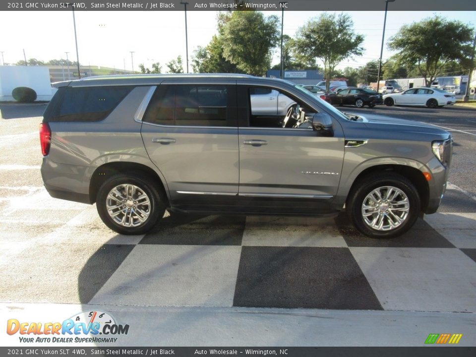 2021 GMC Yukon SLT 4WD Satin Steel Metallic / Jet Black Photo #3