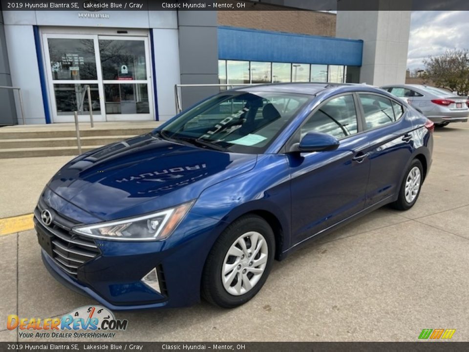 2019 Hyundai Elantra SE Lakeside Blue / Gray Photo #1