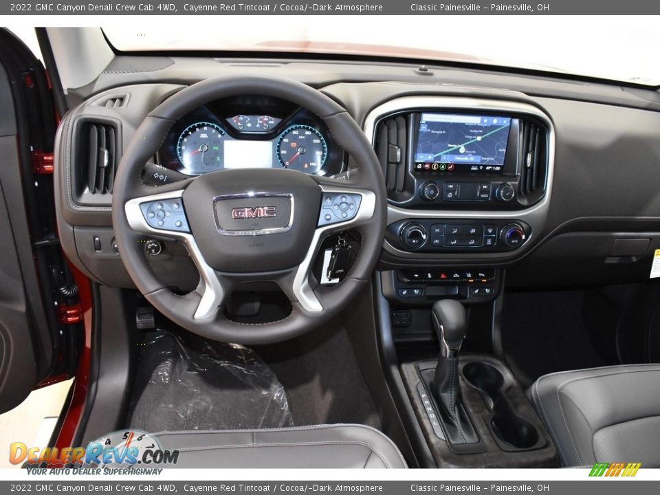 Dashboard of 2022 GMC Canyon Denali Crew Cab 4WD Photo #10