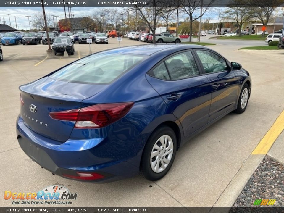 2019 Hyundai Elantra SE Lakeside Blue / Gray Photo #2