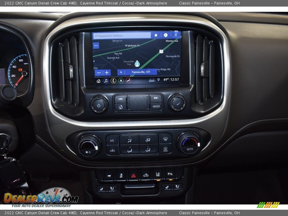 Navigation of 2022 GMC Canyon Denali Crew Cab 4WD Photo #11