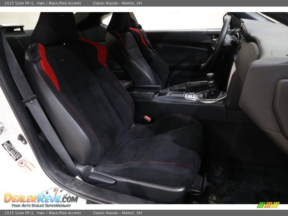 2015 Scion FR-S Halo / Black/Red Accents Photo #14