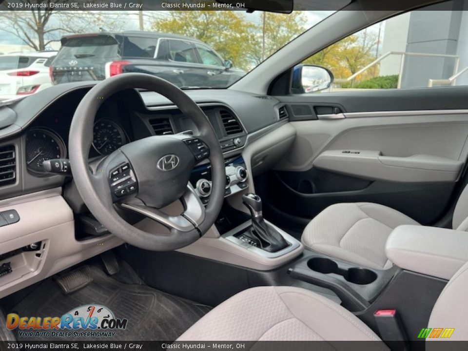 2019 Hyundai Elantra SE Lakeside Blue / Gray Photo #3