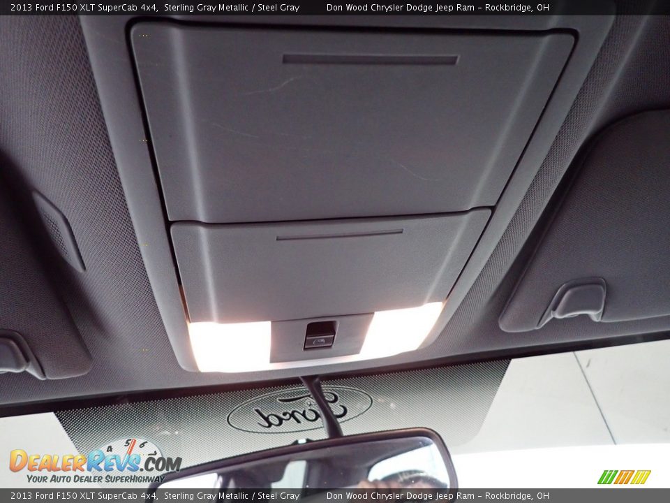 2013 Ford F150 XLT SuperCab 4x4 Sterling Gray Metallic / Steel Gray Photo #24