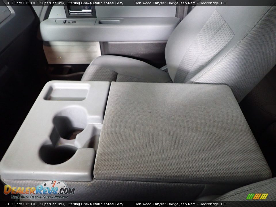 2013 Ford F150 XLT SuperCab 4x4 Sterling Gray Metallic / Steel Gray Photo #25