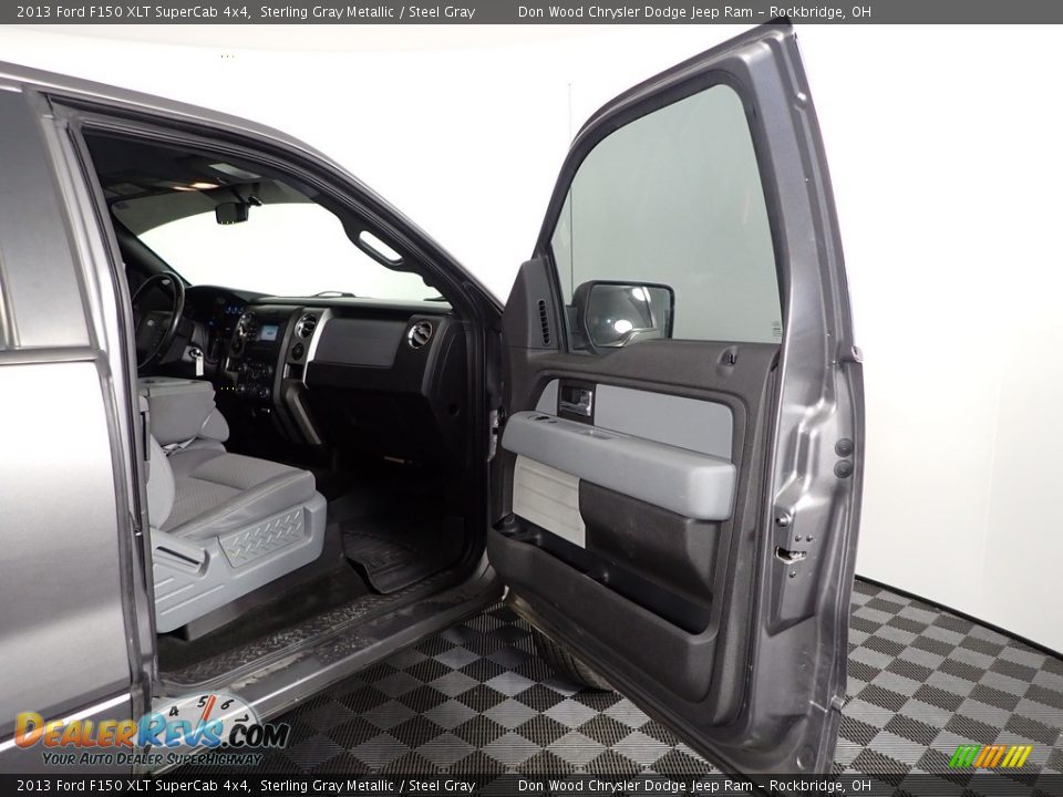 2013 Ford F150 XLT SuperCab 4x4 Sterling Gray Metallic / Steel Gray Photo #26