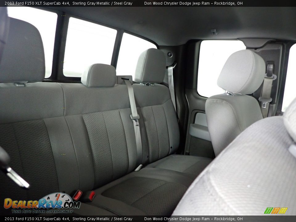 2013 Ford F150 XLT SuperCab 4x4 Sterling Gray Metallic / Steel Gray Photo #29