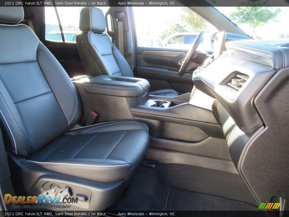 2021 GMC Yukon SLT 4WD Satin Steel Metallic / Jet Black Photo #13