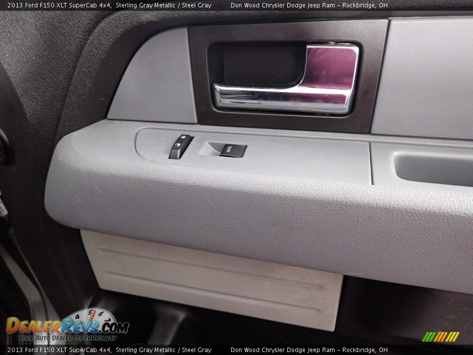2013 Ford F150 XLT SuperCab 4x4 Sterling Gray Metallic / Steel Gray Photo #30