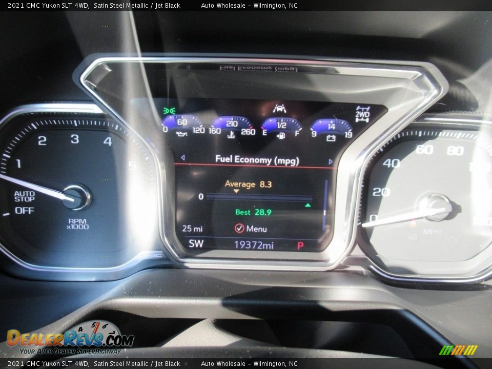 2021 GMC Yukon SLT 4WD Satin Steel Metallic / Jet Black Photo #16