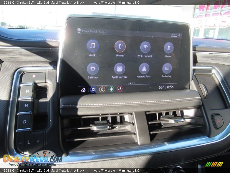 2021 GMC Yukon SLT 4WD Satin Steel Metallic / Jet Black Photo #17