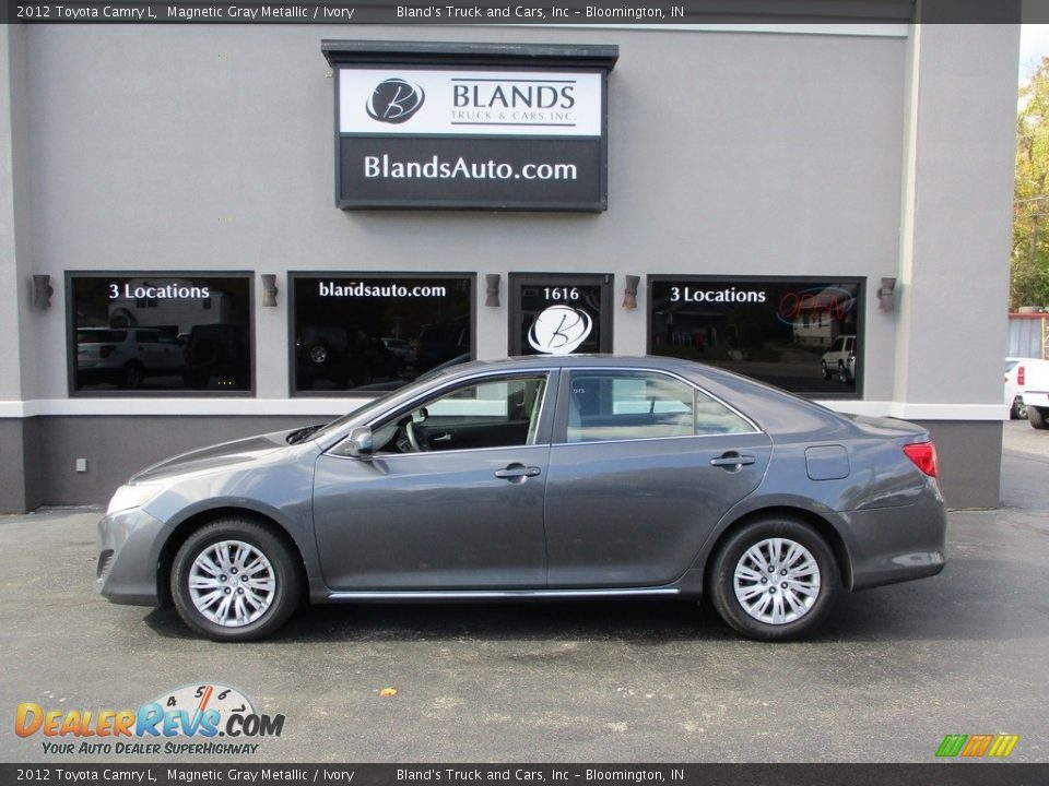 2012 Toyota Camry L Magnetic Gray Metallic / Ivory Photo #1