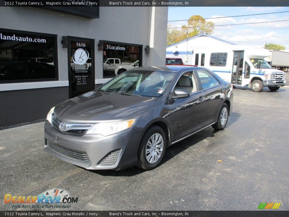 2012 Toyota Camry L Magnetic Gray Metallic / Ivory Photo #2