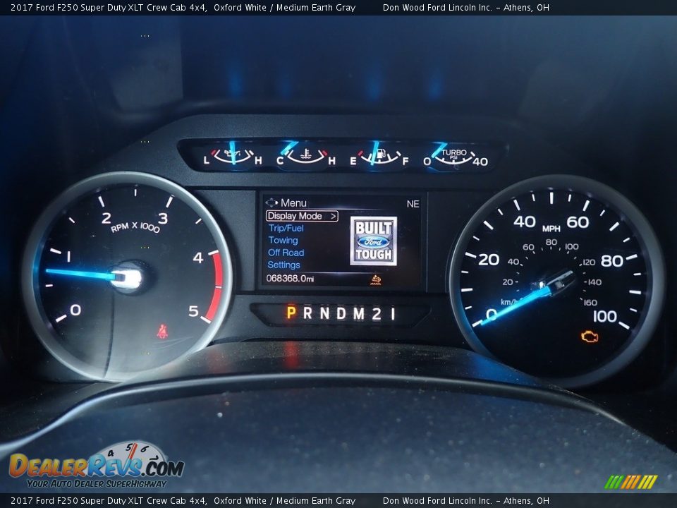 2017 Ford F250 Super Duty XLT Crew Cab 4x4 Oxford White / Medium Earth Gray Photo #27