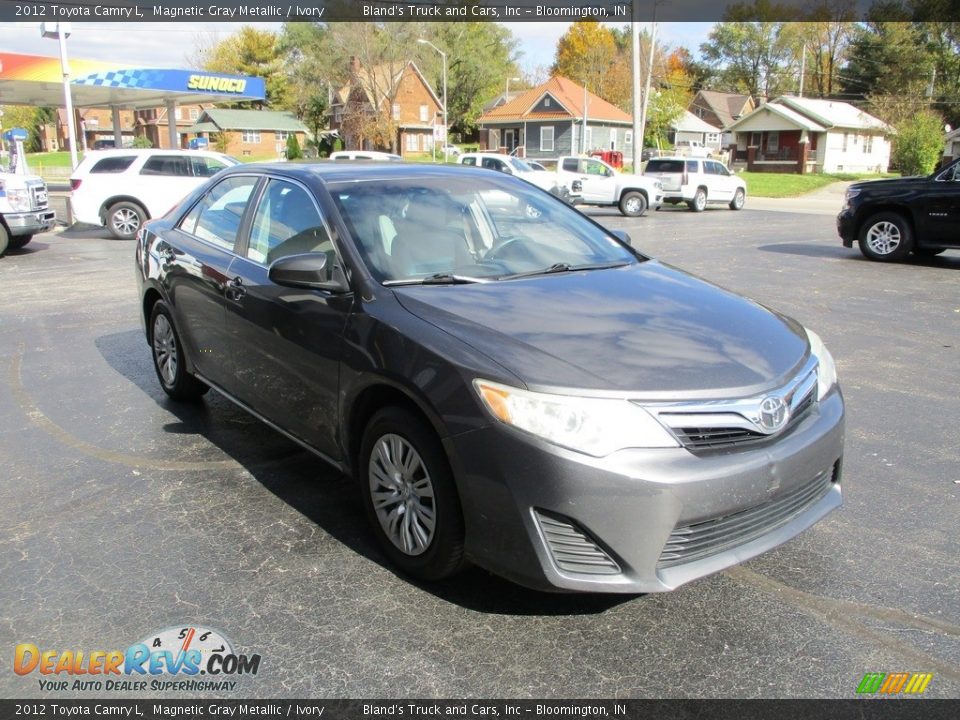 2012 Toyota Camry L Magnetic Gray Metallic / Ivory Photo #5